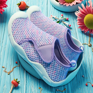 Girls casual sneakers indoor outdoor non-slip breathable soft sole spring, summer, autumn