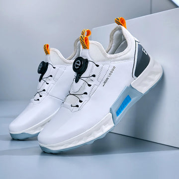 2025 New Men's Rotating Buckle Sneaker Fashionable Solid Color Lightweight Comfortable Flat Sports Outdoor Running Shoes Sneaker