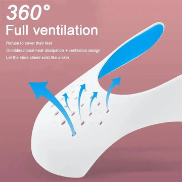 1 Pair Sneaker Shield Sneakers Anti Crease Wrinkled Fold Shoes Support Toe Cap Sport Ball Shoes Head Stretcher Head Shield