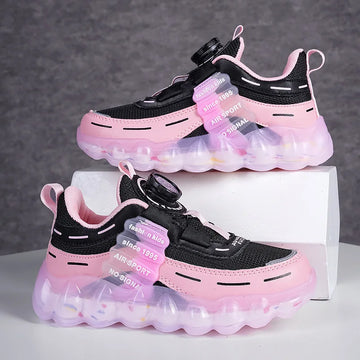 New Anti-skid Leather Kids Sneakers for 5-16Years Girls Casual Walking Footwear Non Slip Children Boys Sport Running Sneaker