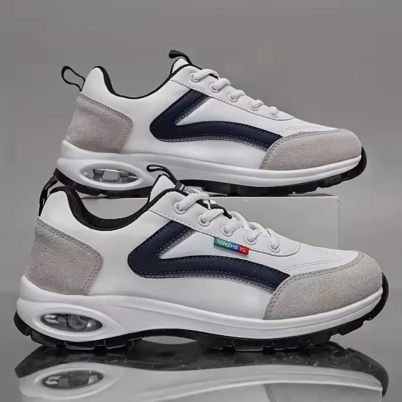 Summer Sneakers for Men Trendy Breathable Design Premium Synthetic Leather Shoes Gym Workouts Casual Wear Lightweight Sneaker