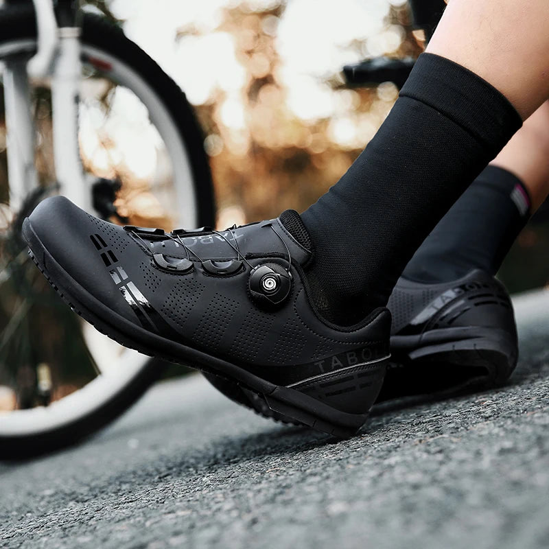 Cycling Sneaker  Men Sport  Bike Boots Flat Racing Speed Sneakers  Bicycle Footwear Pedal Cycling Shoes