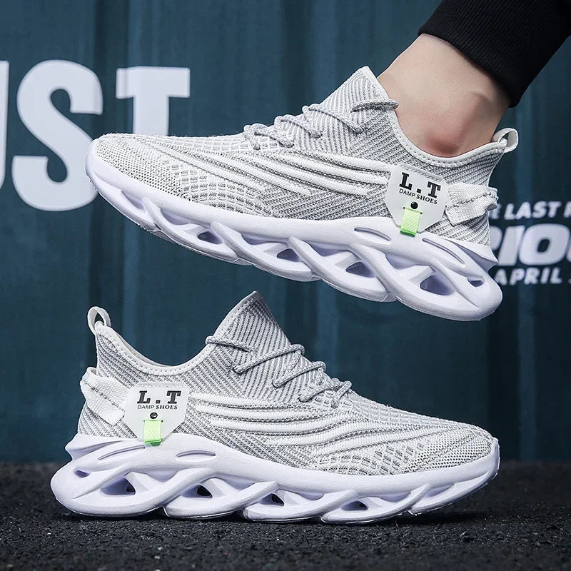Men's Sneaker Shoes Lightweight Casual Mesh Sports Large Size Breathable Fashionable Running Shoes Zapatos Deportivos De Hombre