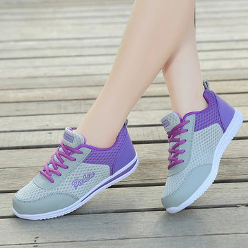 Woman Sneaker Shoes Fashion Lace Up Sneakers Women's Outdoor Women's Sports Shoes High Quality Footwear Women's Vulcanize Shoes
