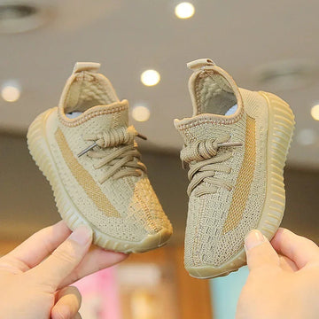 Fashion Children's Shoes Woven Shoes Sneakers Outdoor Sneakers Non-slip Kids Soft Soles Girls Boys Running Shoes