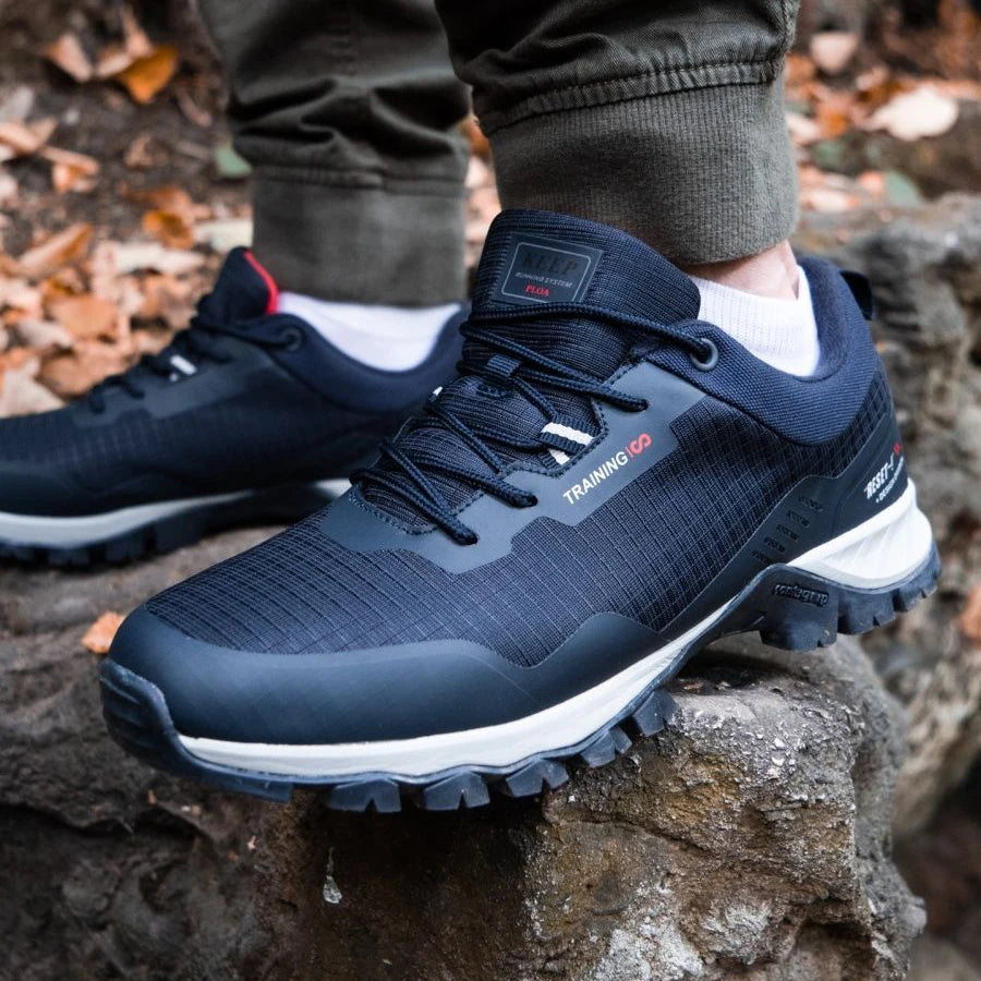Baasploa Man Non-slip Sneakers Wear-Resistant Hiking Shoes Men Outdoor 2023 Waterproof Sneaker Light Male Walking Shoes